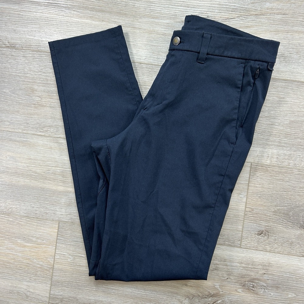 Lululemon Size 31 (31x32) Commission Slim-Fit ABC Pant 34" *WovenAir Navy Pants